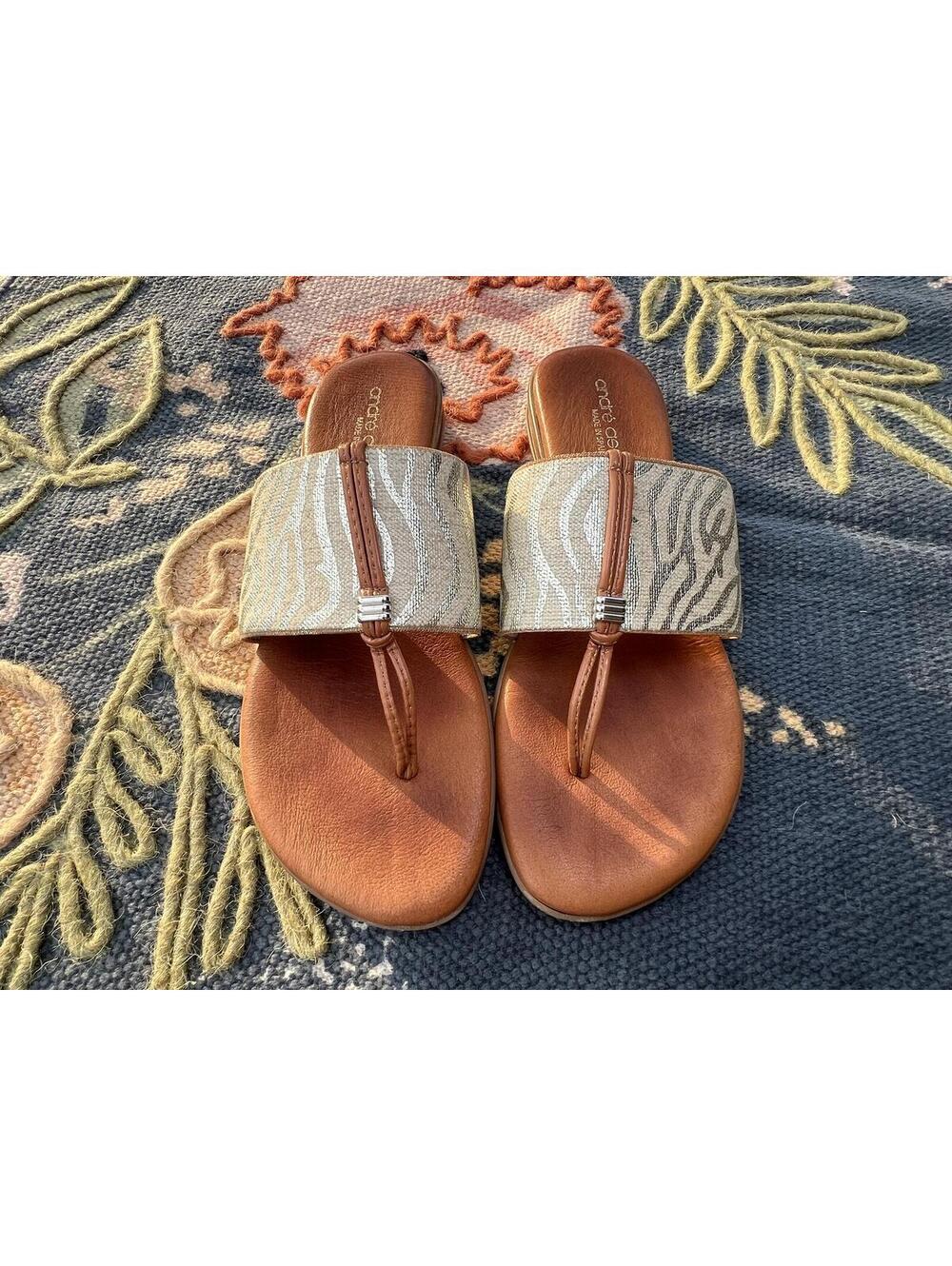 Andree Assous spain leather sandals Size 8